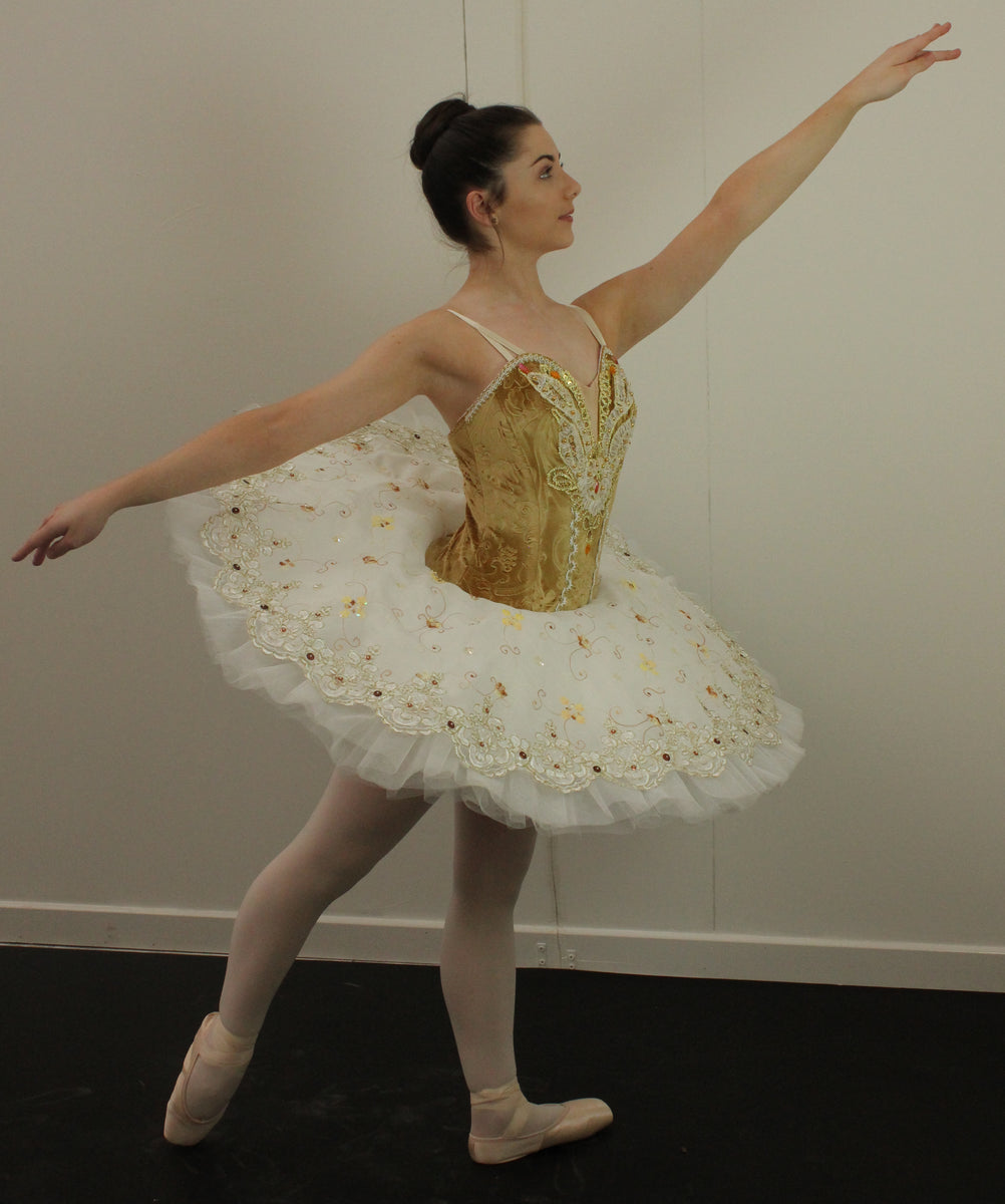 Just Ballet Old Gold Professional Tutu Hire Only 9328