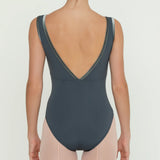 Bullet Pointe Velvet Trim Leotard