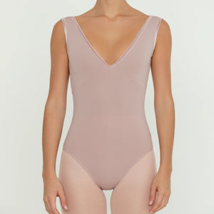 Bullet Pointe Velvet Trim Leotard