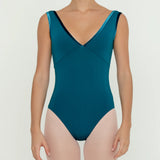 Bullet Pointe Velvet Trim Leotard