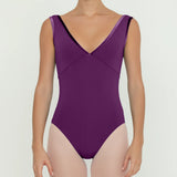 Bullet Pointe Velvet Trim Leotard